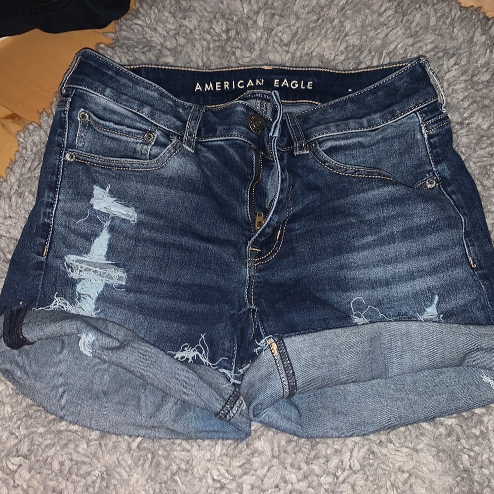 american eagle jeans shorts size 6